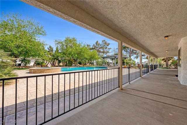 2681 Underbrush Ave, Pahrump, NV 89048 - view of patio / terrace with a fenced in pool