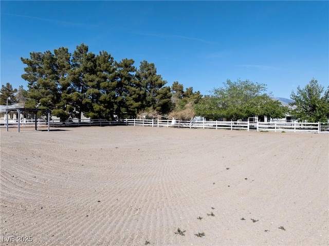 2681 Underbrush Ave, Pahrump, NV 89048 - view of yard with an enclosed area