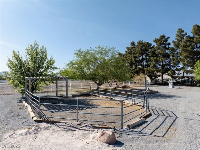 2681 Underbrush Ave, Pahrump, NV 89048 - view of yard with an exterior structure