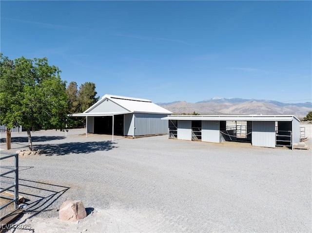 2681 Underbrush Ave, Pahrump, NV 89048 - view of outdoor structure with an exterior structure, an outdoor structure, and a mountain view