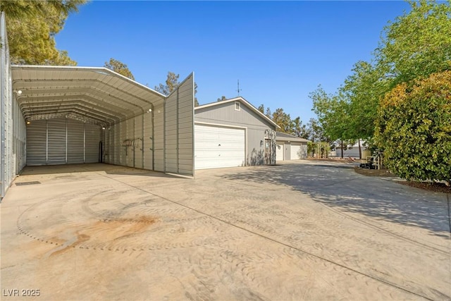 2681 Underbrush Ave, Pahrump, NV 89048 - view of home's exterior featuring a garage and driveway