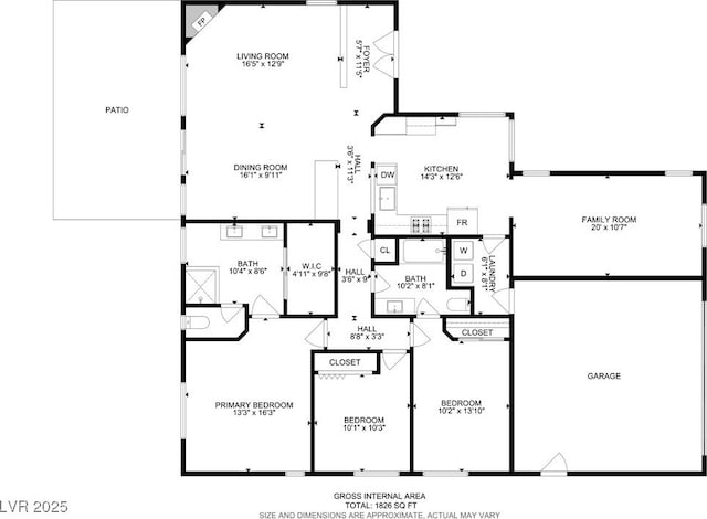 1830 Ginger Blossom Ave, North Las Vegas, NV 89031 - home floor plan