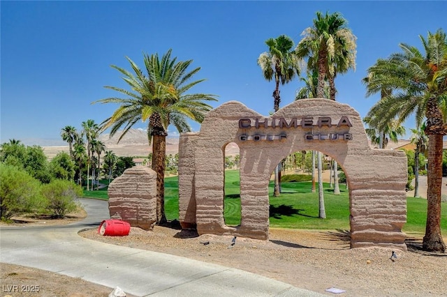 519 Via Garofano Ave, Henderson, NV 89011 - community / neighborhood sign with a yard