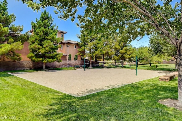 519 Via Garofano Ave, Henderson, NV 89011 - view of property's community featuring volleyball court and a yard