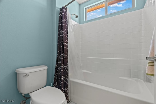 1776 Gentle Brook St, North Las Vegas, NV 89084 - full bathroom with toilet and shower / tub combo with curtain