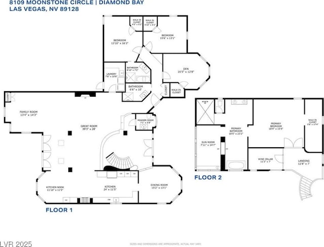 8109 Moonstone Cir, Las Vegas, NV 89128 - floor plan