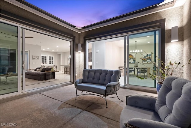 18 Via Tiberina, Henderson, NV 89011 - view of patio / terrace featuring an outdoor hangout area