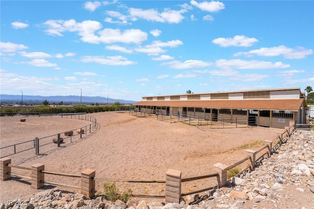 6861 E Washington Ave, Las Vegas, NV 89110 - stable featuring a mountain view and a view of rural / pastoral area