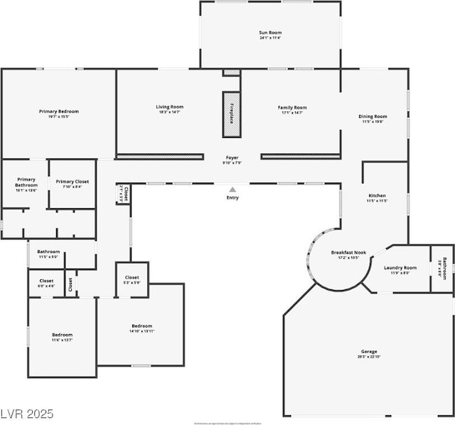 6861 E Washington Ave, Las Vegas, NV 89110 - room layout
