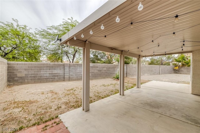 8005 Exploration Ave, Las Vegas, NV 89131 - view of patio with a fenced backyard