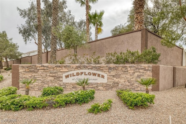 8005 Exploration Ave, Las Vegas, NV 89131 - community sign with fence