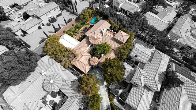 11814 Canons Brook Dr, Las Vegas, NV 89141 - bird's eye view with a residential view