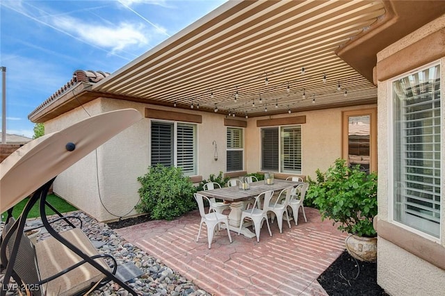 11342 Early Sun Ct, Las Vegas, NV 89135 - view of patio / terrace featuring outdoor dining space