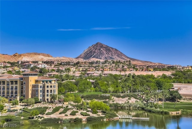 93 Reverie Heights Ave, Henderson, NV 89011 - mountain view featuring a water view