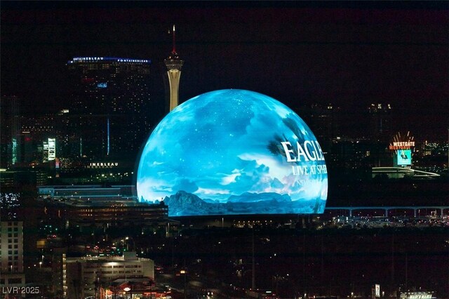 125 E Harmon Ave Unit 2220, Las Vegas, NV 89109 - exterior details with a view of city lights
