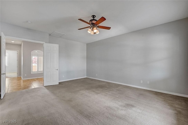 8370 Unicorn St, Las Vegas, NV 89131 - unfurnished room featuring carpet flooring, ceiling fan, and baseboards