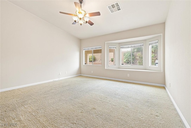 9539 Iris Flat Ct, Las Vegas, NV 89178 - unfurnished room featuring carpet, ceiling fan, and baseboards