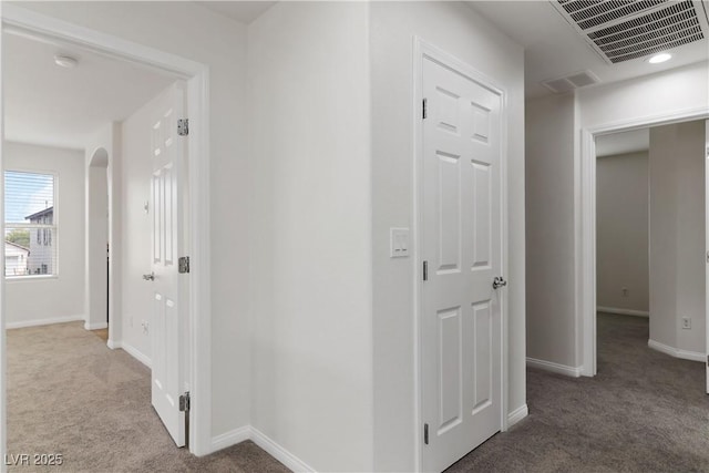 5317 Golden Melody Ln, North Las Vegas, NV 89081 - hallway with carpet flooring and baseboards