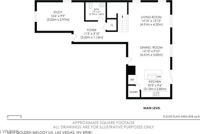 5317 Golden Melody Ln, North Las Vegas, NV 89081 - room layout