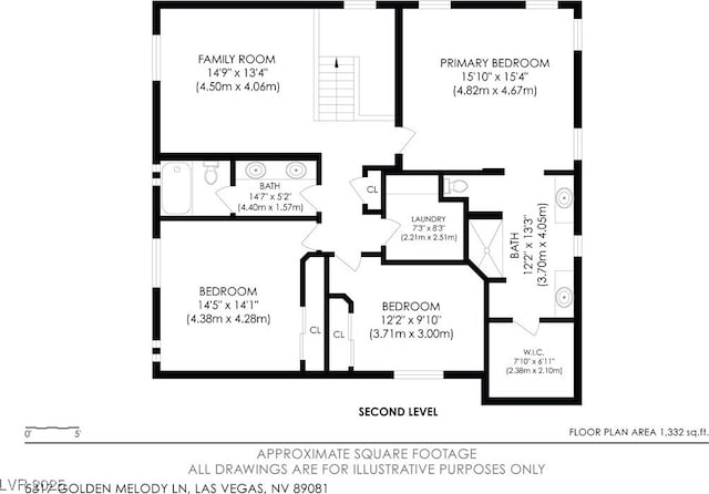 5317 Golden Melody Ln, North Las Vegas, NV 89081 - room layout
