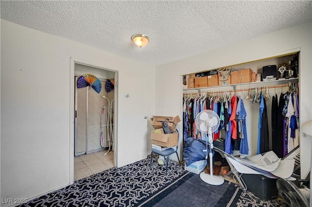 interior space featuring tile patterned flooring