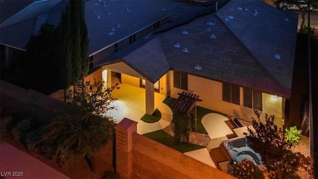 7806 Sundial Peak St, Las Vegas, NV 89166 - view from above of property