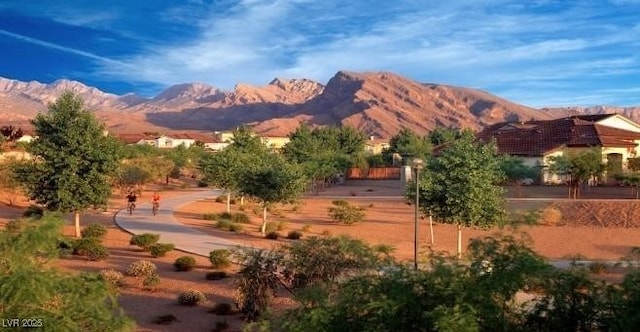 view of mountain feature
