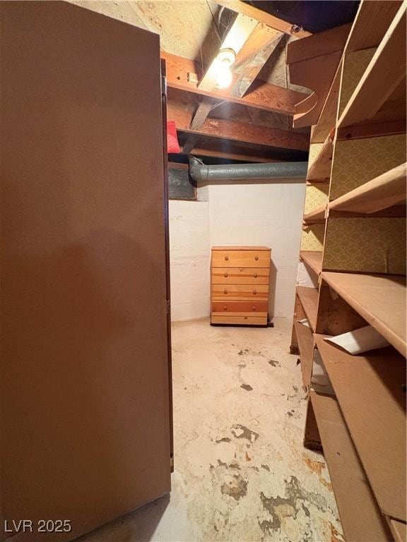 view of storage