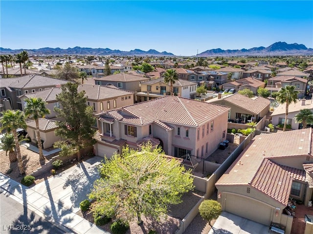 853 Ashford Way, Henderson, NV 89015 - aerial view featuring a residential view and a mountain view