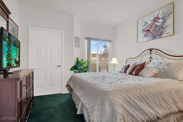 6480 Annie Oakley Dr Unit 511, Las Vegas, NV 89120 - bedroom featuring dark colored carpet