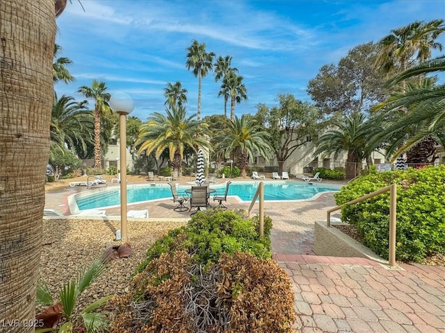 6480 Annie Oakley Dr Unit 511, Las Vegas, NV 89120 - community pool with a patio
