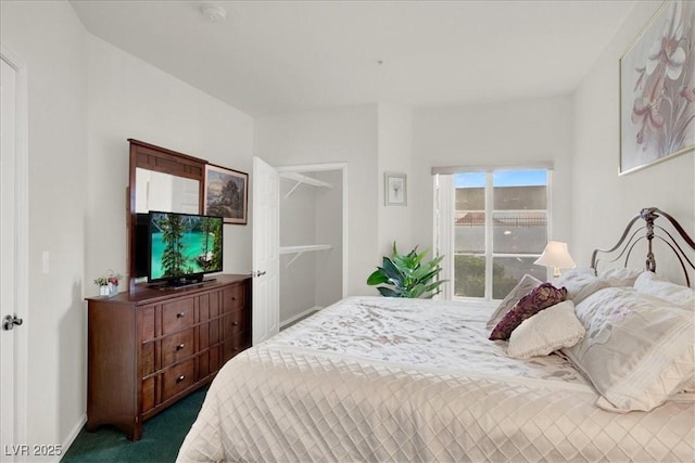 6480 Annie Oakley Dr Unit 511, Las Vegas, NV 89120 - bedroom with dark carpet