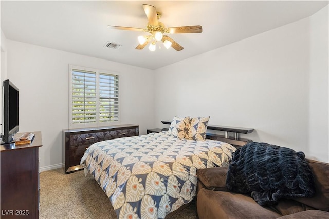 2285 Villefort Ct, Las Vegas, NV 89117 - bedroom featuring carpet, baseboards, and ceiling fan