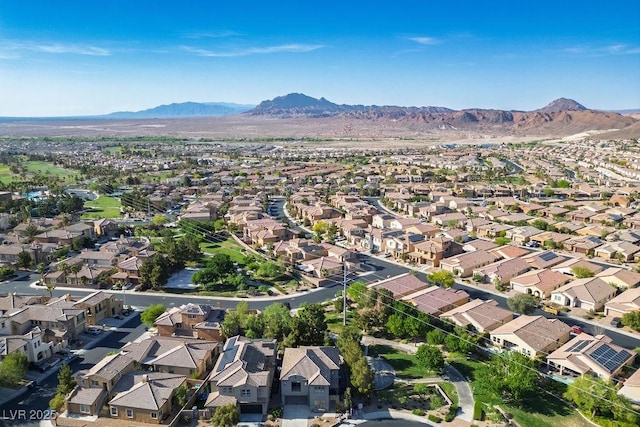 580 Via Di Parione Ct, Henderson, NV 89011 - bird's eye view with a mountain view and a residential view