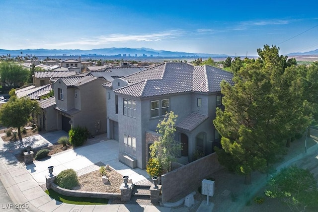 580 Via Di Parione Ct, Henderson, NV 89011 - drone / aerial view with a mountain view