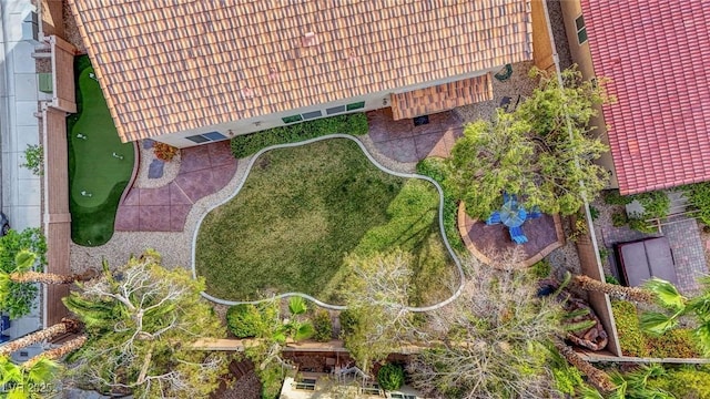 drone / aerial view