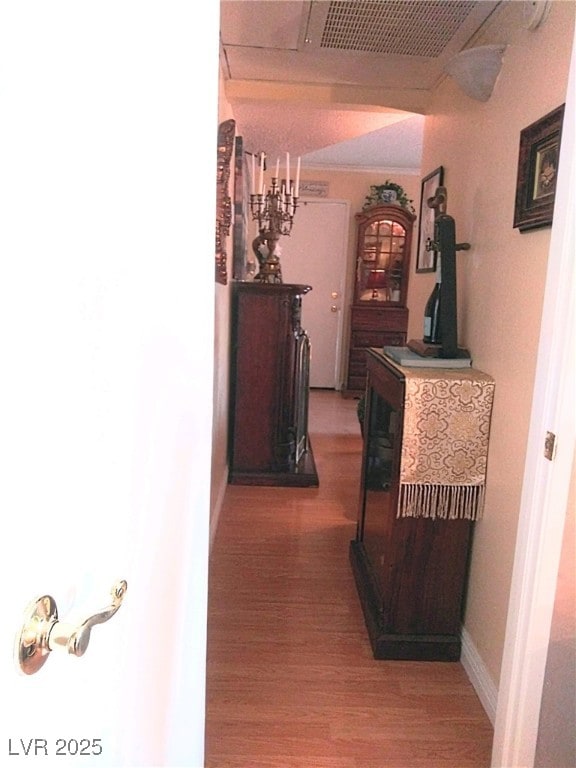 3151 Soaring Gulls Dr Unit 2035, Las Vegas, NV 89128 - corridor featuring light wood-style flooring