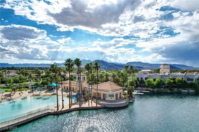 3151 Soaring Gulls Dr Unit 2035, Las Vegas, NV 89128 - view of pool featuring a mountain view