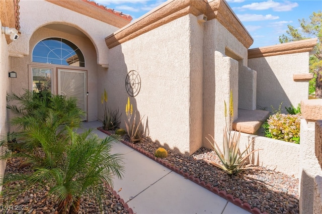 2725 Showcase Dr, Las Vegas, NV 89134 - entrance to property with stucco siding