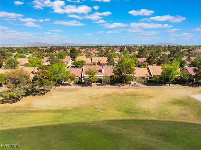 2725 Showcase Dr, Las Vegas, NV 89134 - birds eye view of property with a mountain view and a residential view