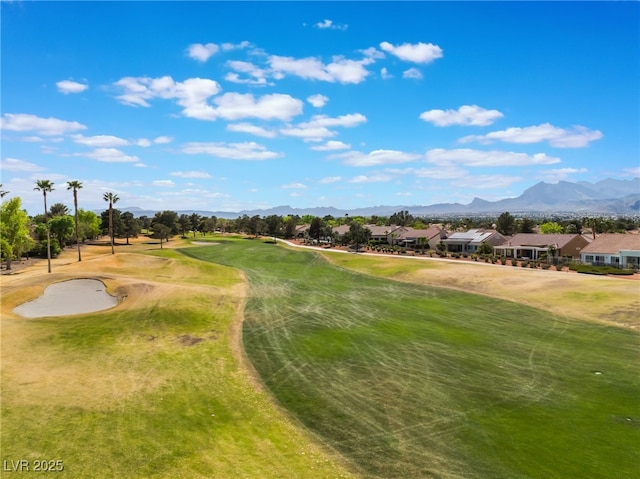 2725 Showcase Dr, Las Vegas, NV 89134 - view of property's community featuring a mountain view, golf course view, and a residential view