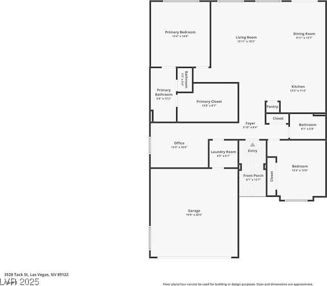 3528 Tack St, Las Vegas, NV 89122 - view of layout