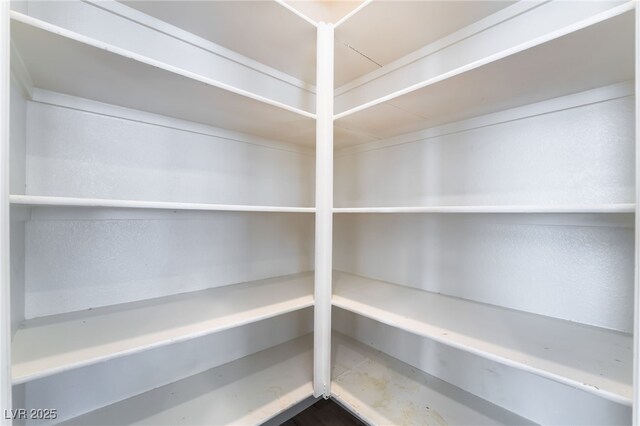 view of storage area