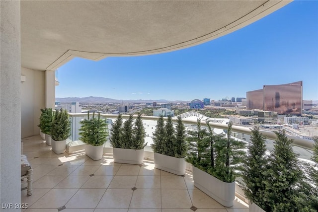 2877 Paradise Rd Unit 2502, Las Vegas, NV 89109 - balcony with a city view