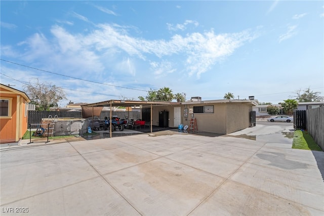 4630 Gabriel Dr, Las Vegas, NV 89121 - view of front of property with stucco siding and fence