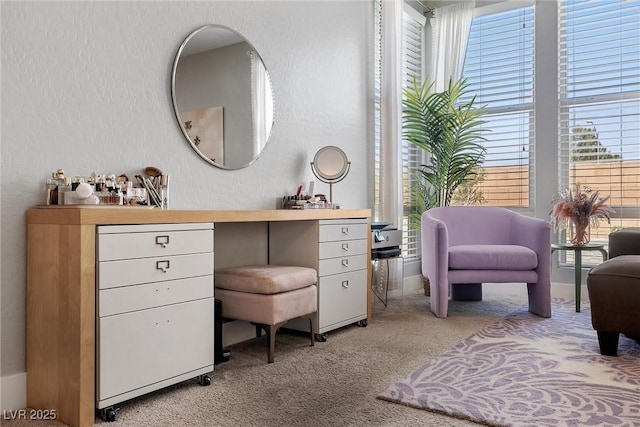 8440 Footpath St, Las Vegas, NV 89166 - bedroom with multiple windows, light carpet, and a textured wall