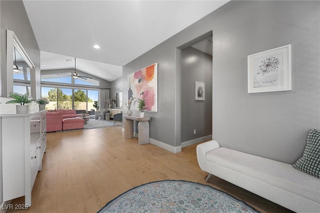 8440 Footpath St, Las Vegas, NV 89166 - lobby featuring lofted ceiling and recessed lighting