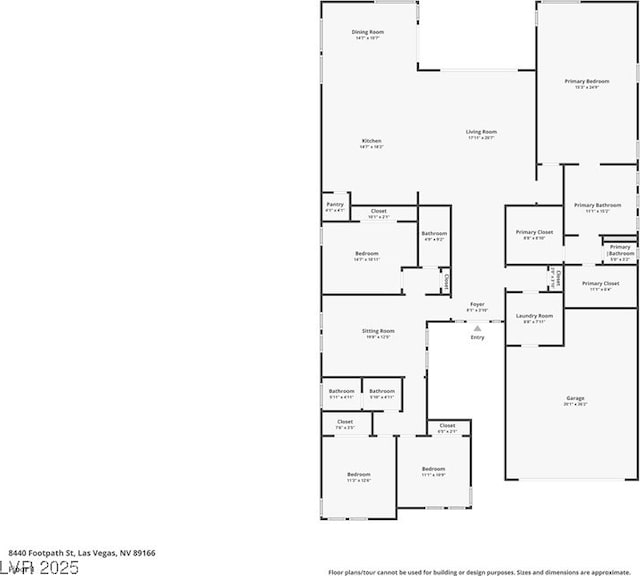 8440 Footpath St, Las Vegas, NV 89166 - property floor plan