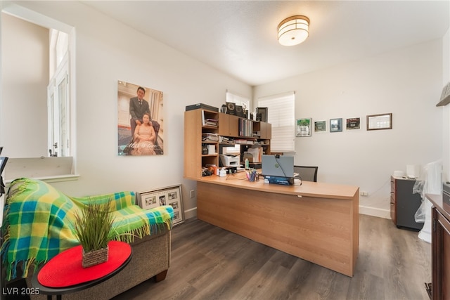 9000 Cotton Rose Way, Las Vegas, NV 89134 - office with dark wood-type flooring and baseboards