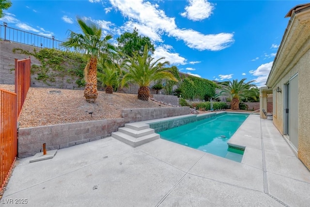 1862 Redwood Valley St, Henderson, NV 89052 - view of pool featuring a patio, a fenced backyard, and a fenced in pool